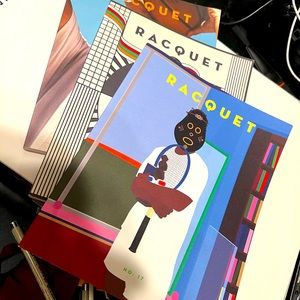 Racquet Magazine fashion lifestyle magazines, rare lot of 3 issues 16,17,18?